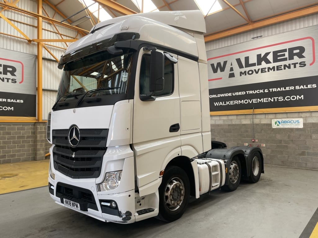 MERCEDES ACTROS 2545 BIGSPACE *EURO 6*, TRACTEUR ROUTIER 6X2 – 2018 – NK18 WPM