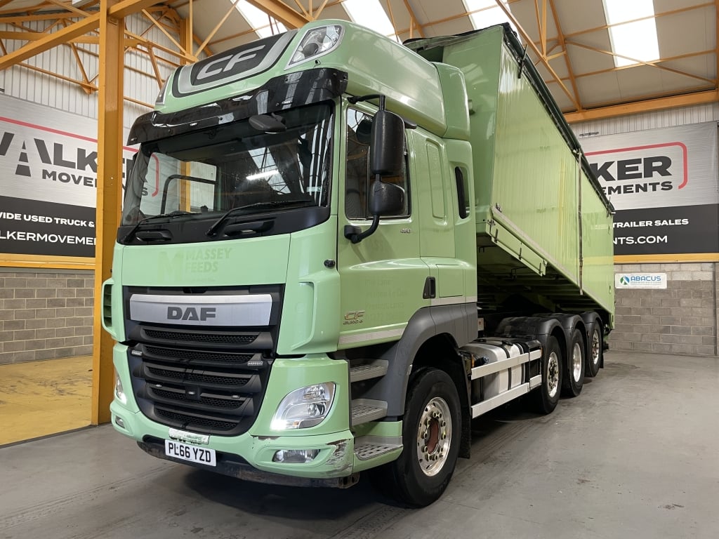 DAF CF480 8X2 TRIDEM ALUMINIUM BULK TIPPER/BLOWER – 2017 – PL66 YZD