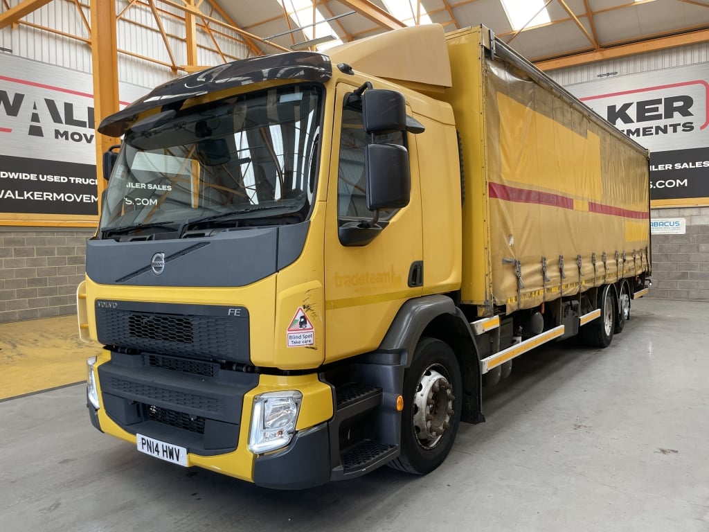 VOLVO FE-250 *EURO 6* 26 TONNE 6X2 CURTAINSIDER – 2014 – PN14 HWV