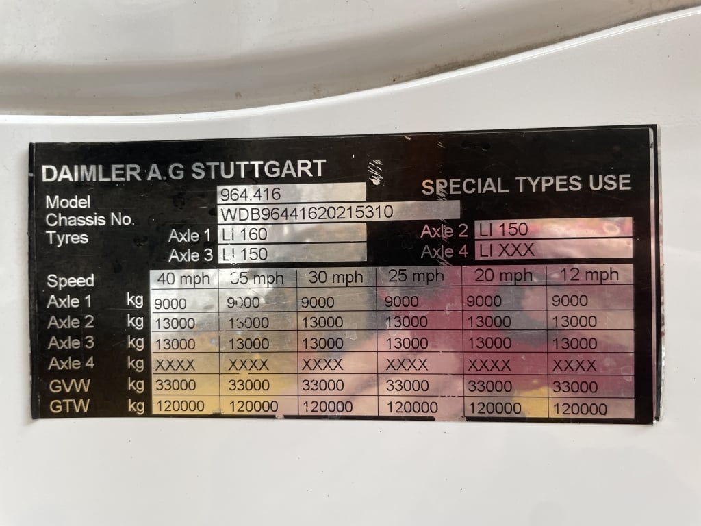 MERCEDES AROCS 3363 *EURO 6* 6X4 120 TONNES TRACTEUR ROUTIER À USAGE SPÉCIAL – 2018 – WX18 GSZ