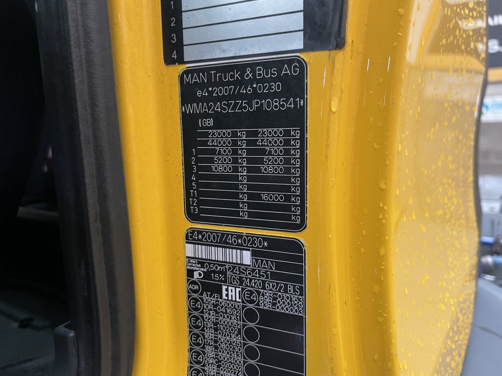 MAN TGS 24.420 *EURO 6* 6X2 PET REGS TRACTOR UNIT – 2018 – DE18 XWN