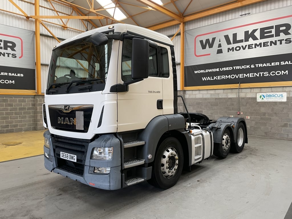 MAN TGS 24.420 *EURO 6* 6X2 PET REGS TRACTOR UNIT – 2018 – DE68 BWG