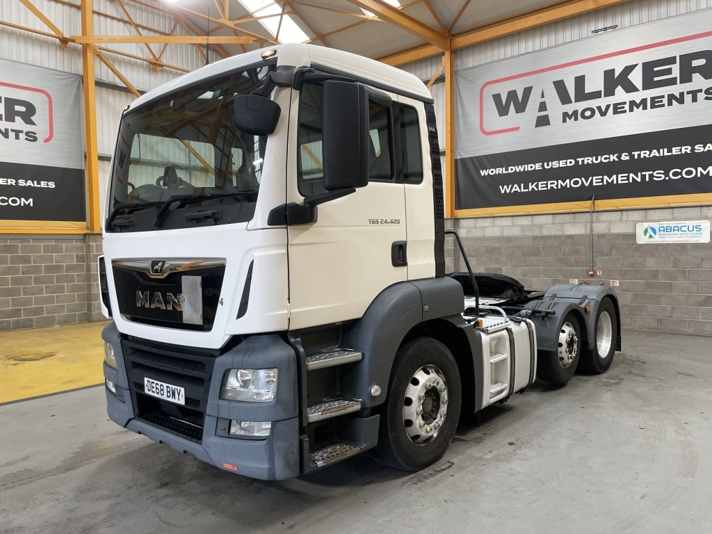 MAN TGS 24.420 *EURO 6* 6X2 PET REGS TRACTOR UNIT – 2018 – DE68 BWY