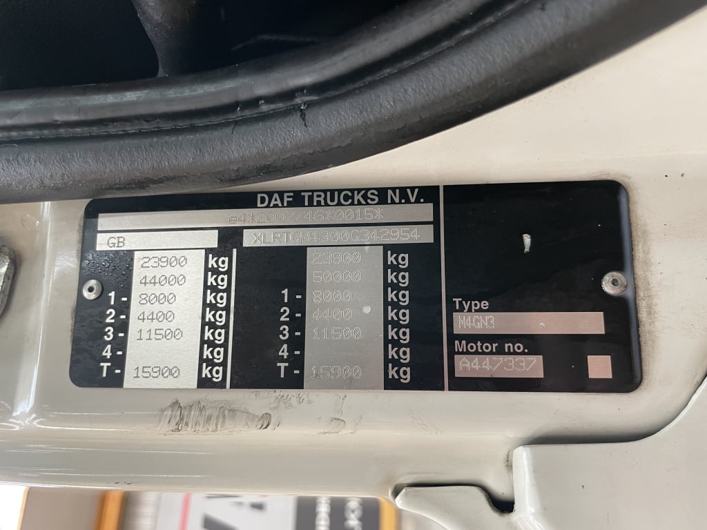 DAF CF480 FTP *EURO 6* 6X2 ADR SPEC TRACTOR UNIT – 2021 – DG21 EWX