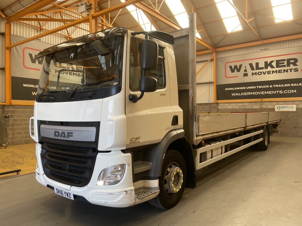 DAF CF250 *EURO 6* 4X2 DROPSIDE FLATBED – 2016 – DK16 YWZ