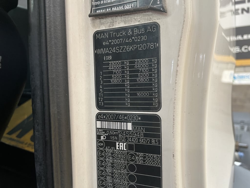 MAN TGS 24.420 *EURO 6* 6X2 PET REGS TRACTOR UNIT – 2018 – DK68 WUV