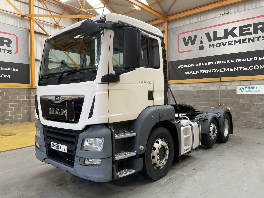 MAN TGS 24.420 *EURO 6* 6X2 PET REGS TRACTOR UNIT – 2018 – DK68 WUV