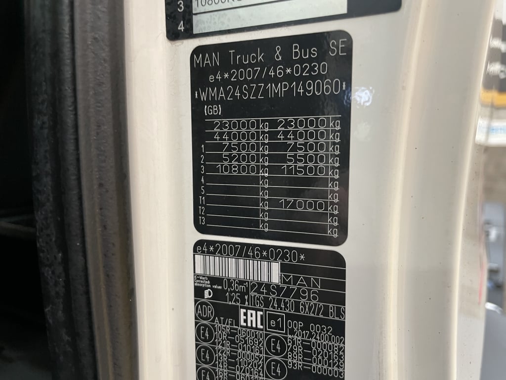 MAN TGS 24.430 *EURO 6* 6X2 PET REGS TRACTOR UNIT – 2020 – DK70 ZPY