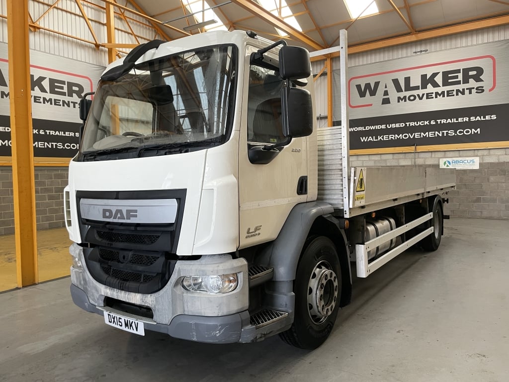 DAF LF 220 *EURO 6* 18 TONNE 4X2 DROPSIDE FLATBED – 2015 – DX15 MKV