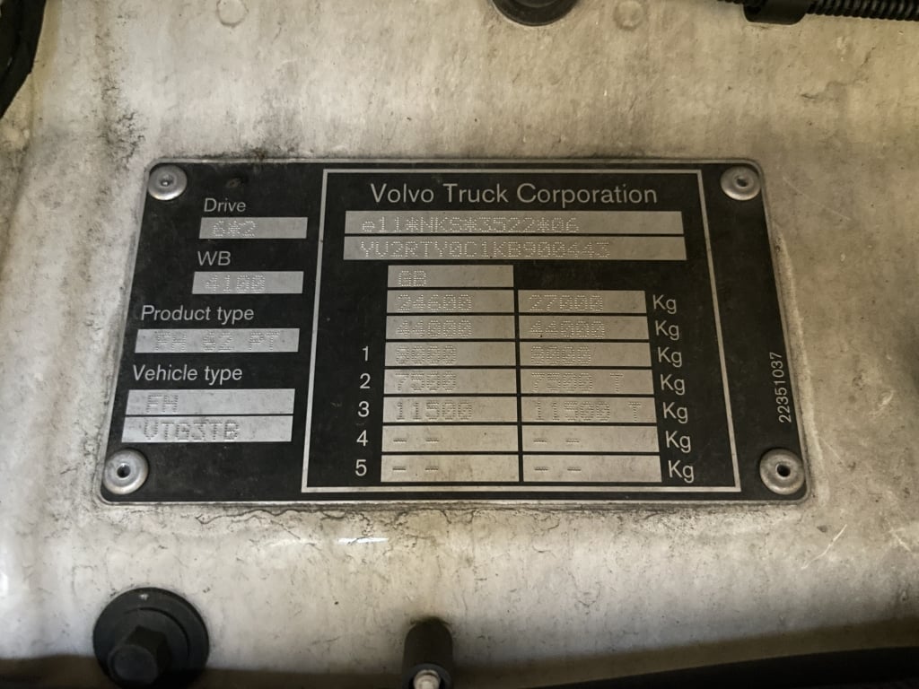 VOLVO FH 460 VERSION 4 GLOBETROTTER *EURO 6* 6X2 TRACTOR UNIT – 2019 – DX19 YHH