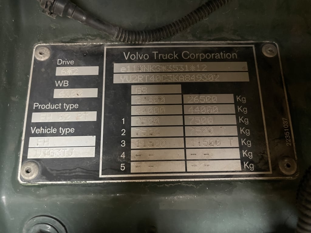 VOLVO FH 500 VERSION 4 GLOBETROTTER *EURO 6* 6X2 TRACTOR UNIT – 2019 – DX69 UBO
