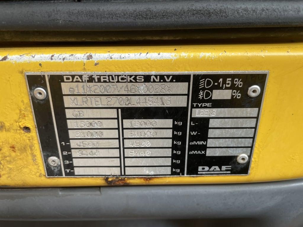 DAF LF 250 *EURO 6* 4X2 URBAN TRACTOR UNIT – 2015 – FJ15 VFM