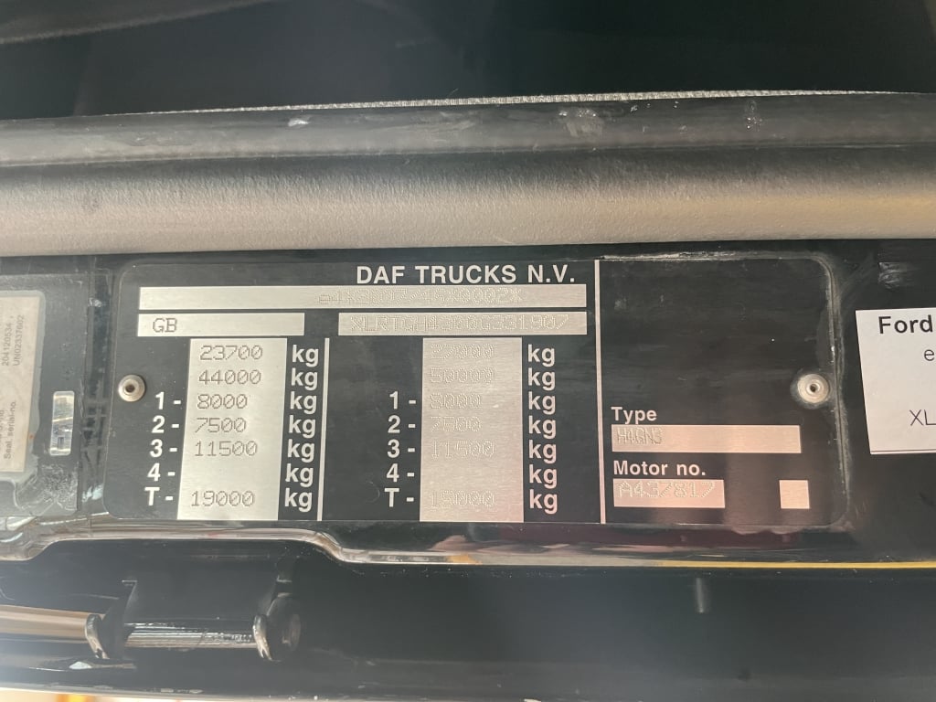 DAF XF106 530 SUPERSPACE *EURO 6* 6X2 TRACTOR UNIT – 2020 – FJ70 WHH