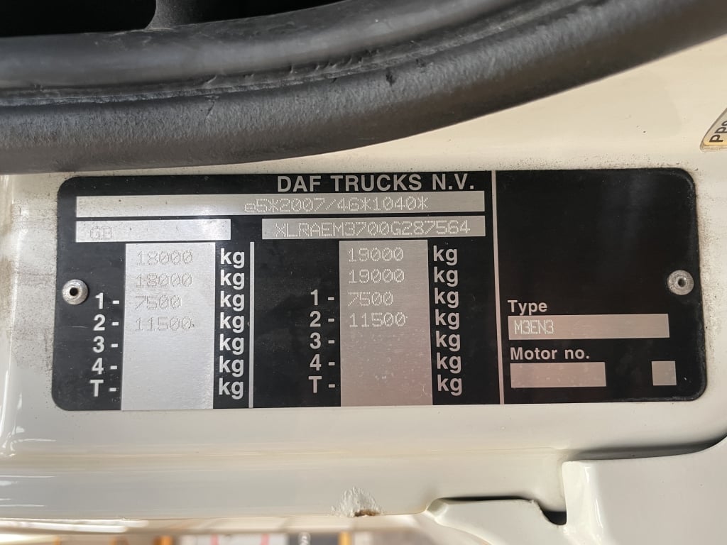 DAF CF 260 *EURO 6* 4X2 18 TONNE BOX – 2020 – FL70 VBA