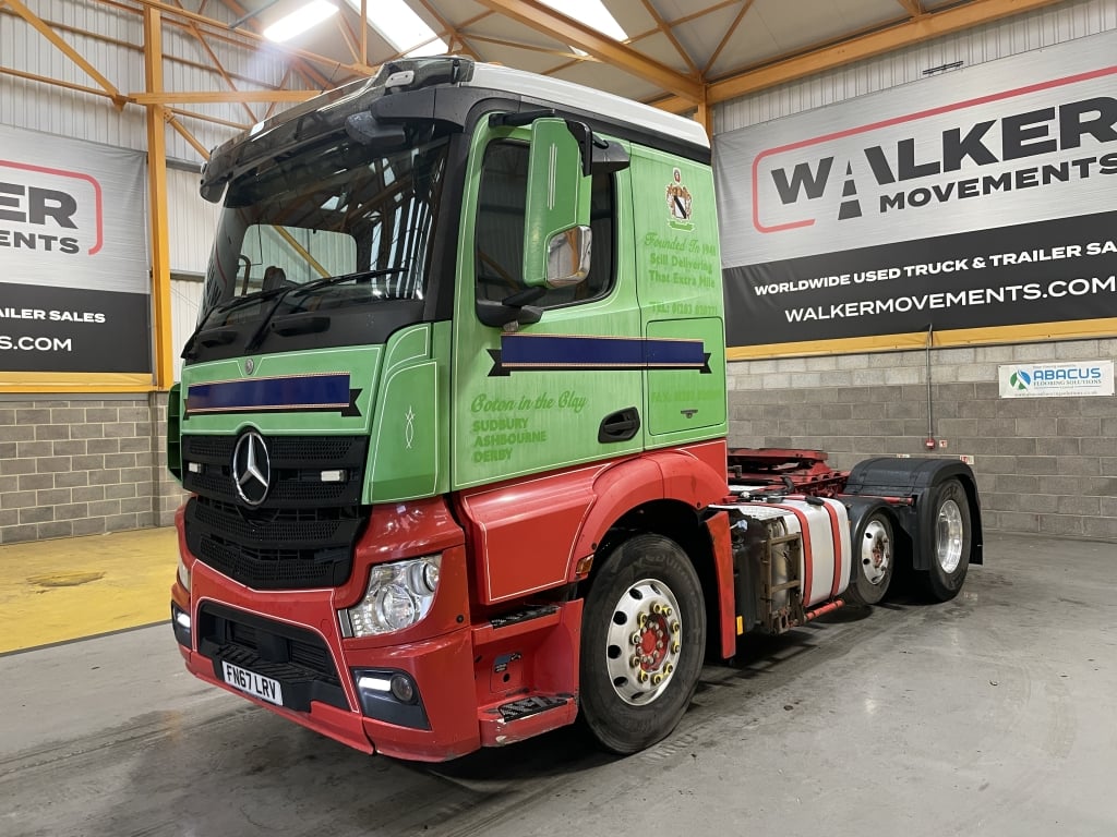 MERCEDES ACTROS 2443 *EURO 6* 6X2 TRACTOR UNIT – 2017 – FN67 LRV