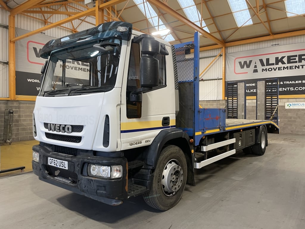 IVECO EUROCARGO 180E25 4X2 18 TONNE BEAVERTAIL – 2012 – GF62 USL