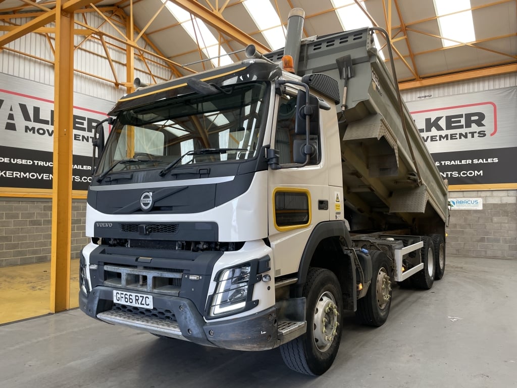 VOLVO FMX *EURO 6*, 8X4 STEEL TIPPER – 2016 – GF66 RZC