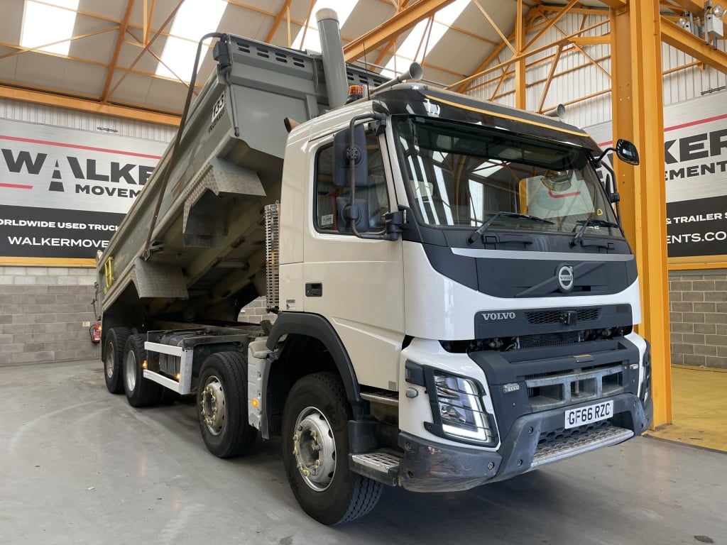 VOLVO FMX *EURO 6*, 8X4 STEEL TIPPER – 2016 – GF66 RZC