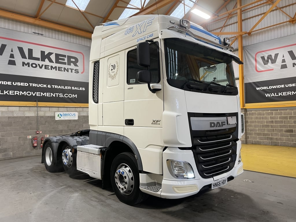 DAF XF106 FTG SPACE CAB *EURO 6* 6X2 TRACTOR UNIT – 2016 – HN66 HBY