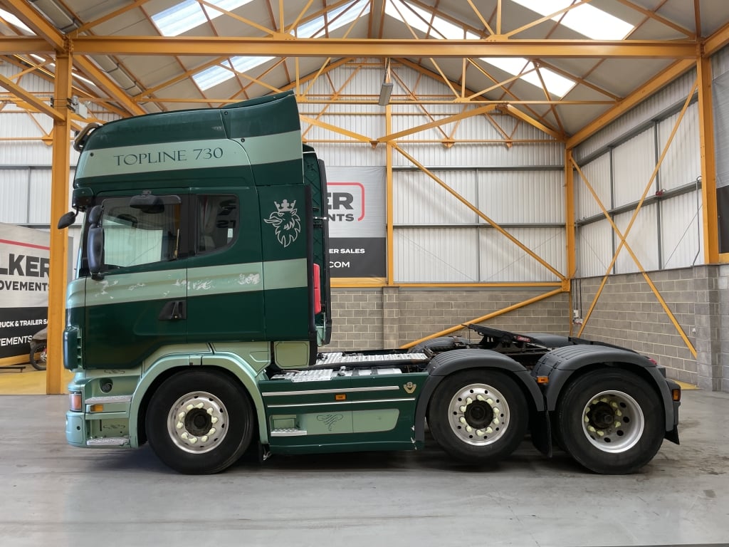 SCANIA R730 V8 TOPLINE EURO 5, 6X2 TRACTOR UNIT – 2011 – KX11 YCU