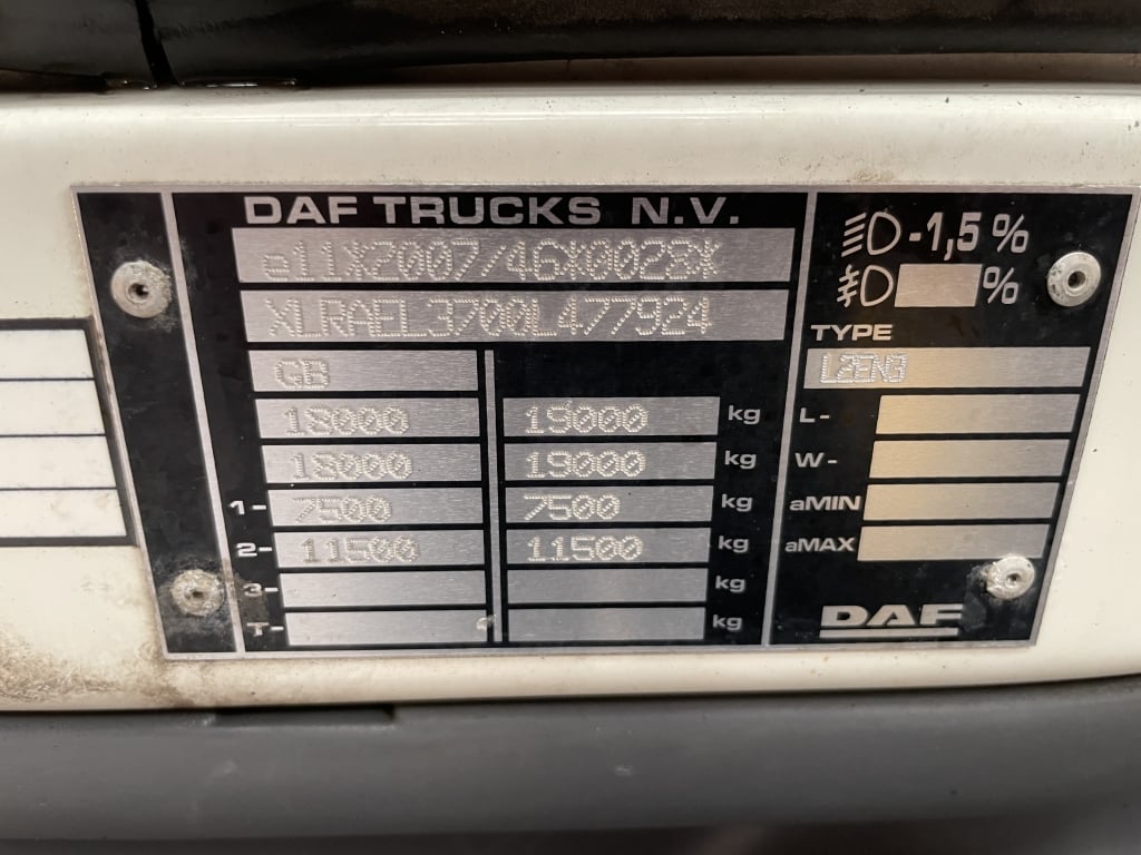 DAF LF 290 *EURO 6* 18 TONNE 4X2 FLATBED – 2018 – NX68 ULA