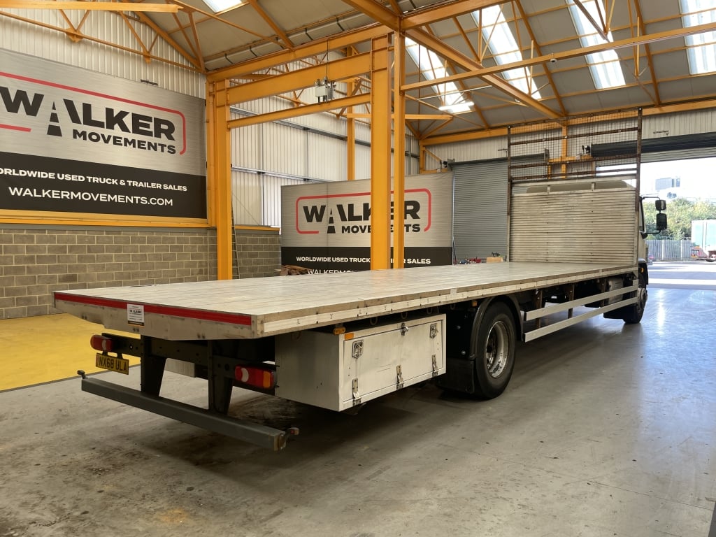 DAF LF 290 *EURO 6* 18 TONNE 4X2 FLATBED – 2018 – NX68 ULA