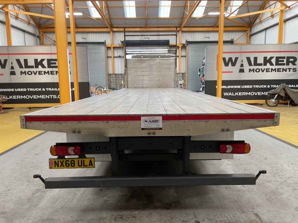 DAF LF 290 *EURO 6* 18 TONNE 4X2 FLATBED – 2018 – NX68 ULA