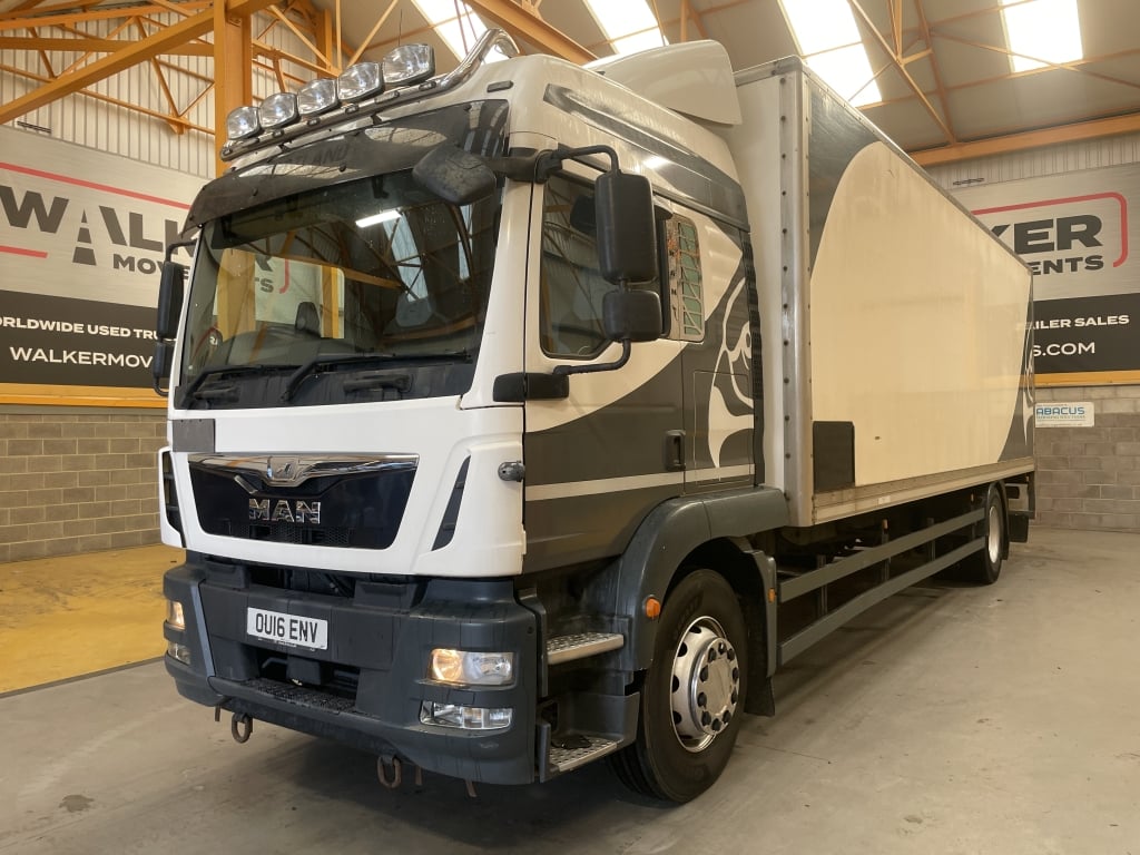MAN TGM 18.250 *EURO 6* 18 TONNE BOX – 2016 – OU16 ENV