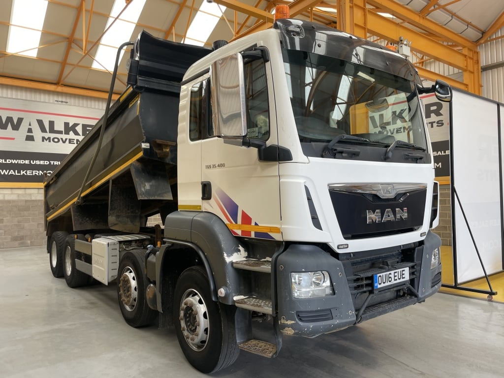 MAN TGS 35.400 *EURO 6* 8X4 STEEL TIPPER – 2016 – OU16 EUE