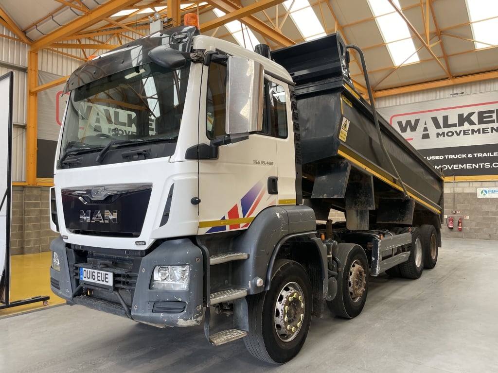 MAN TGS 35.400 *EURO 6* 8X4 STEEL TIPPER – 2016 – OU16 EUE