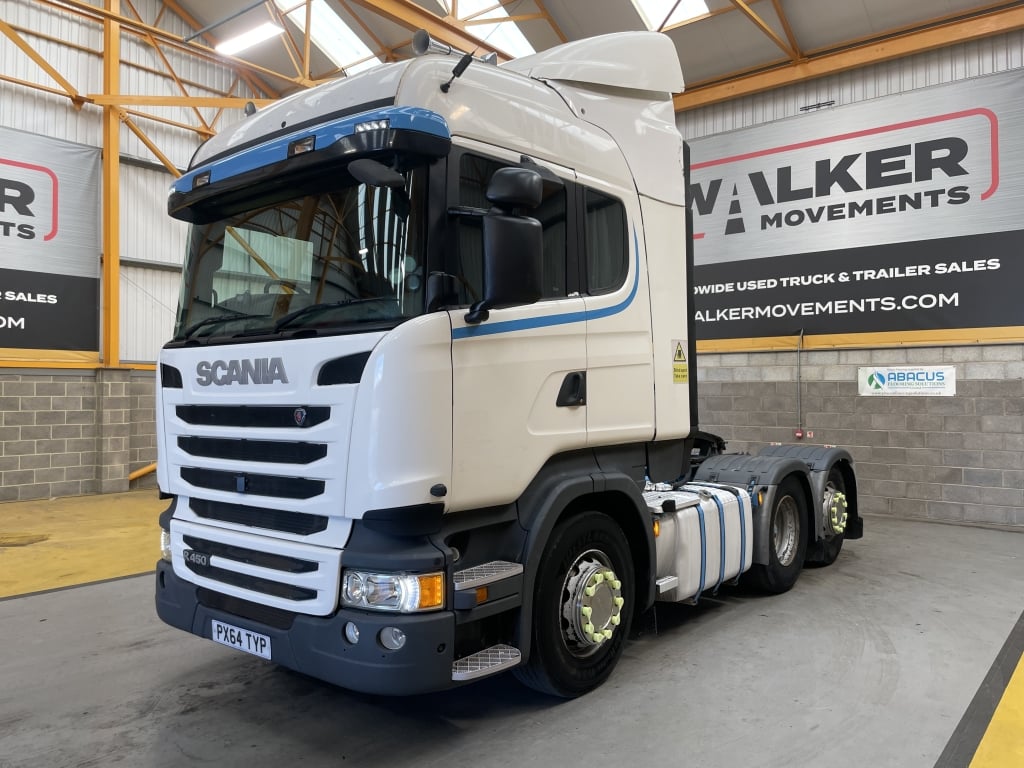 SCANIA R450 *EURO 6* HIGHLINE 6X2 TAG AXLE TRACTOR UNIT – 2014 – PX64 TYP