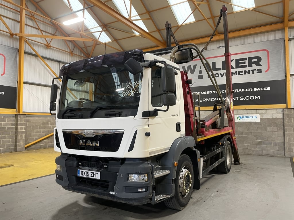 MAN TGM 18.250 *EURO 6* 4X2 SKIP LOADER – 2015 – RX15 ZHT