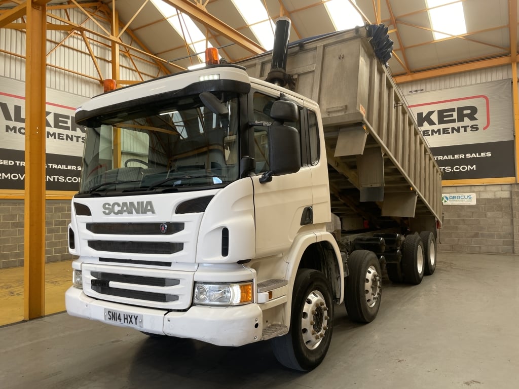 SCANIA P370 *EURO 6* 8X4 ALUMINIUM AGGREGATE TIPPER – 2014 – SN14 HXY