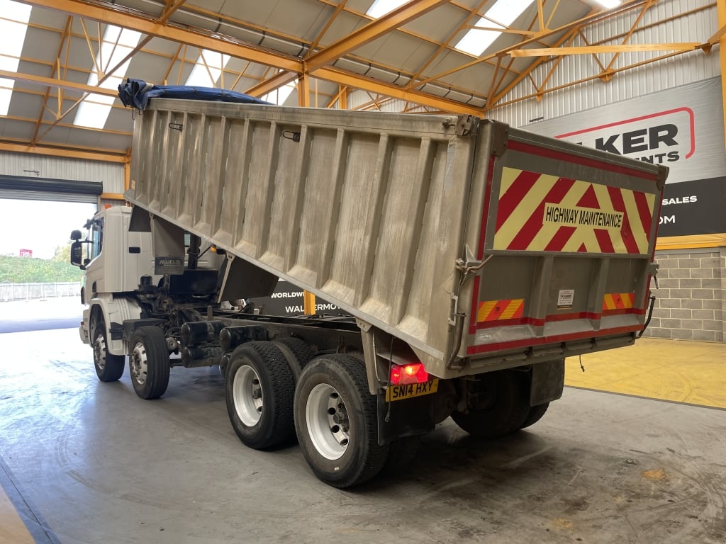 SCANIA P370 *EURO 6* 8X4 ALUMINIUM AGGREGATE TIPPER – 2014 – SN14 HXY