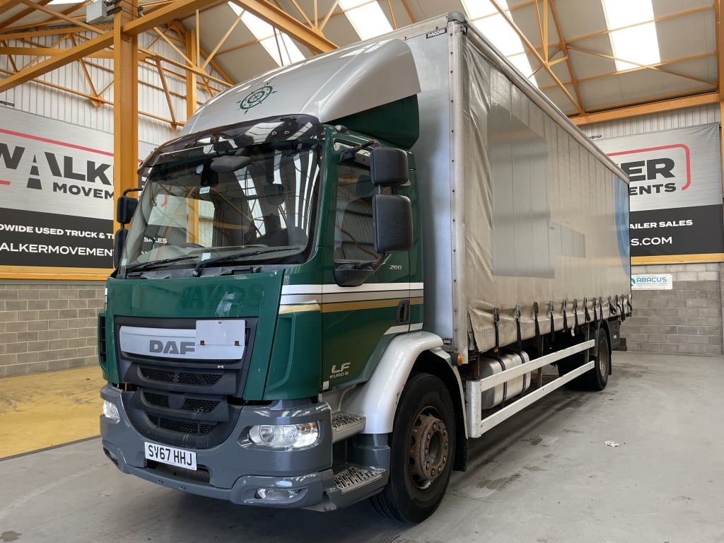 DAF LF260 18-TONNE *EURO 6* CURTAINSIDER – 2017 – SV67 HHJ