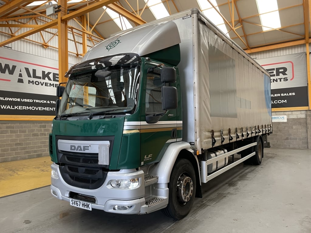 DAF LF260 18-TONNE *EURO 6* CURTAINSIDER – 2017 – SV67 HHK