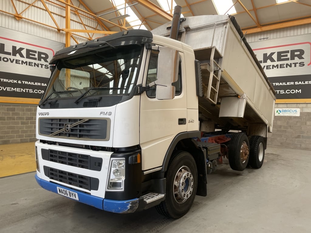 VOLVO FM9 340 6X2 ALUMINIUM INSULATED TIPPER – 2006 – WA06 BYV