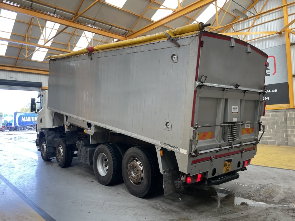 SCANIA G360 8X2 ALUMINIUM BULK BLOWER/TIPPER – 2012 – WV62 CGZ