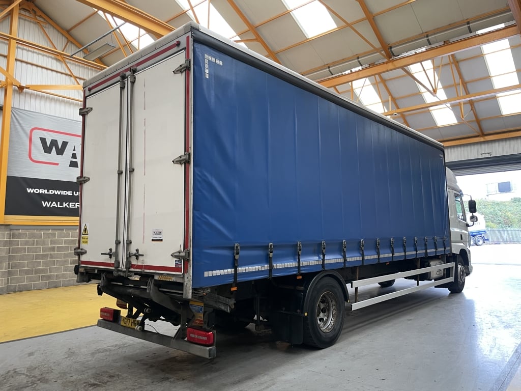 DAF CF 290 SPACE CAB *EURO 6* 4X2, 18 TONNE CURTAINSIDER – 2017 – YG17 HRM