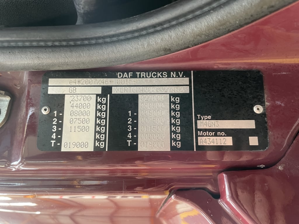 Tracteur routier DAF CF480 *EURO 6* à cabine Space 6×2 – 2020 – YN70 YZV